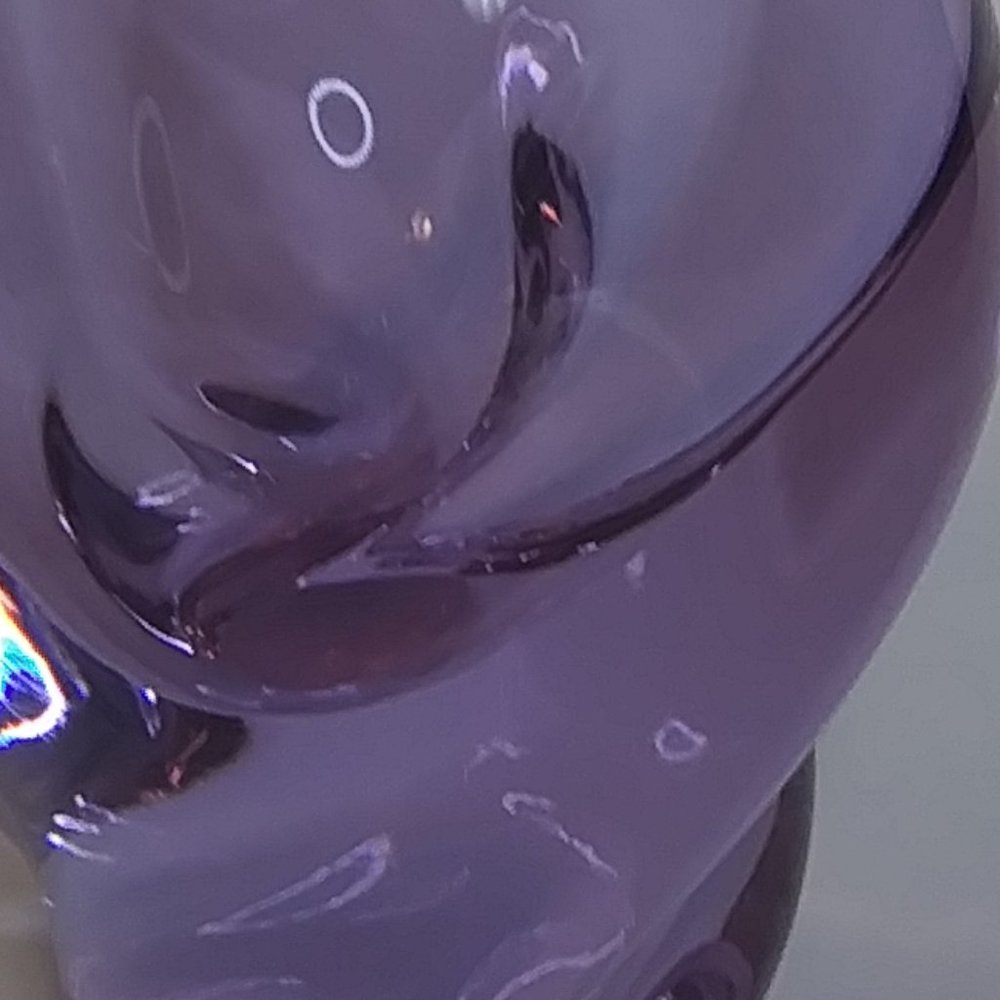 Magical Neodymium Alexandrite glass Bud Vase absolutely stunning Vintage - Picture 5 of 15